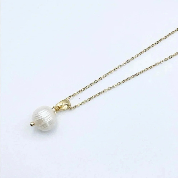 Freshwater Pearl Bead Necklace - Picture 4 of 8